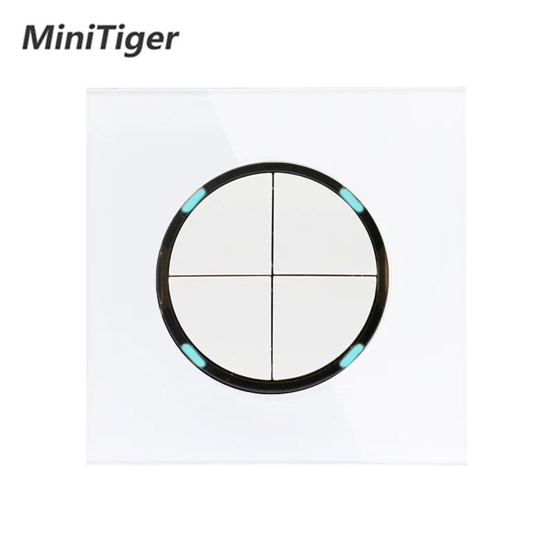 Minitiger 2019 Новое Поступление Хрустальная стеклянная панель 4 комплекта 1 способ