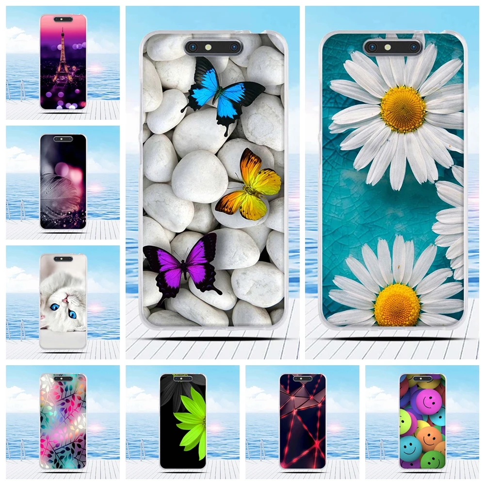 Мягкий чехол из ТПУ с рельефным 3d-рисунком для ZTE Blade V8 | Мобильные телефоны и