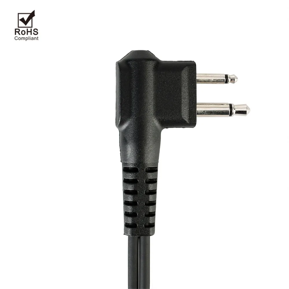 Retevis EA100M 2 Pin большой микрофон PTT Акустическая трубка радио наушники гарнитура с