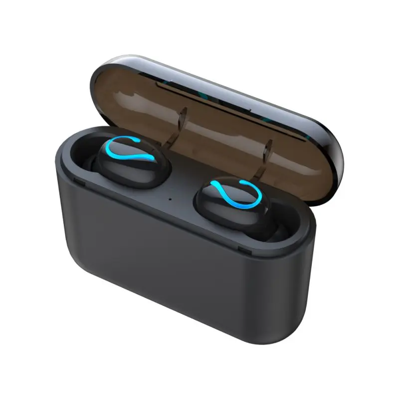 Беспроводные наушники стереонаушники Bluetooth мини с внешним аккумулятором на 1500