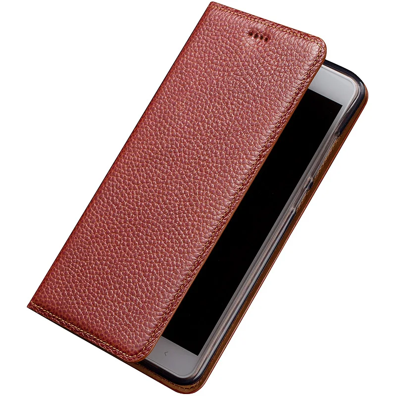 Магнитный чехол подставка из натуральной кожи для Asus Zenfone Max Pro M1 ZB602KL 6 ZS630KL 7