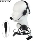 Рация Военная Тактическая Гарнитура костной проводимости boom mic для HYT Hytera PD700 PD780 PD708 PD580 PD788 PD702