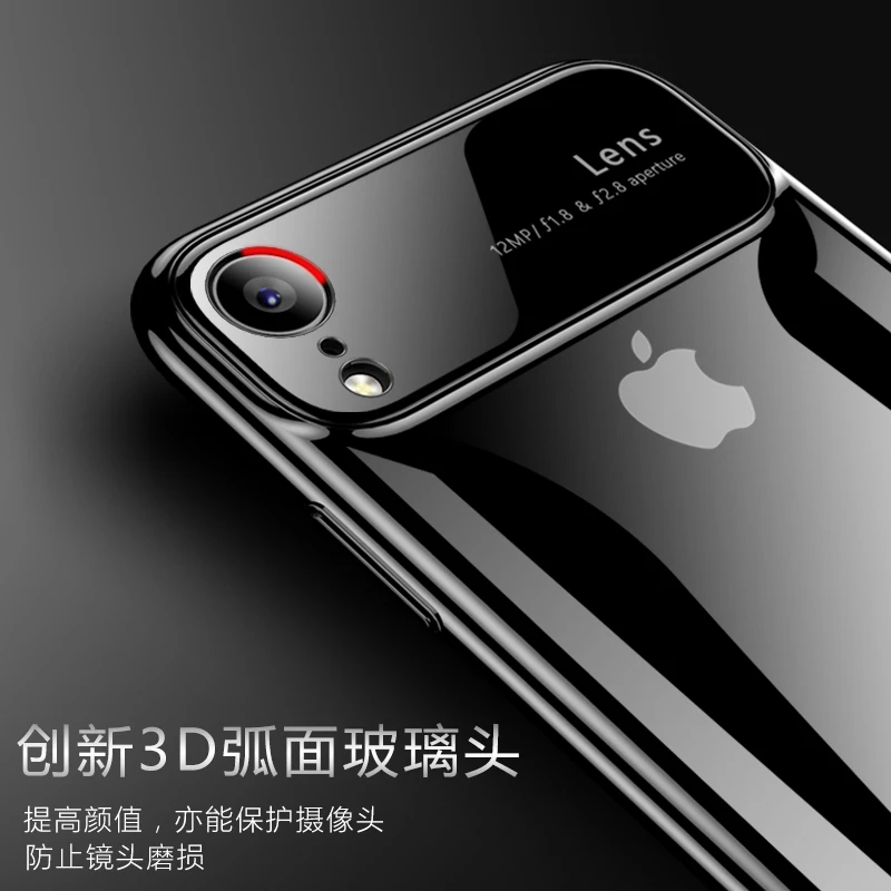 Роскошный тонкий прозрачный чехол для iPhone 7 Чехол 8 Plus X XS MAX XR покрытие Гибридный