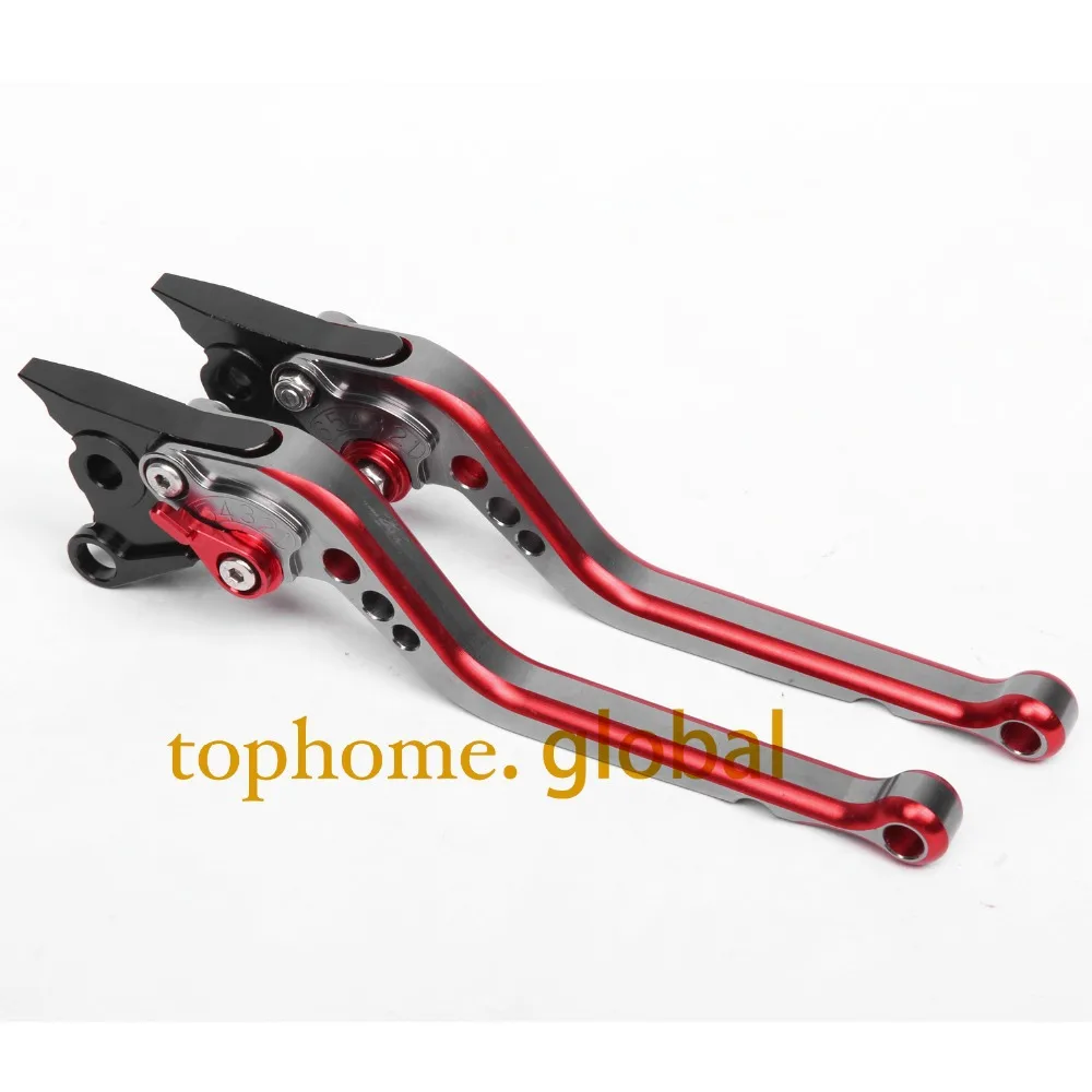 

CNC Motorcycles Brake Clutch Levers Regular size Mixed Titanium&Red Color For Multistrada 1200/S/ABS 2010-2011 2012-2014