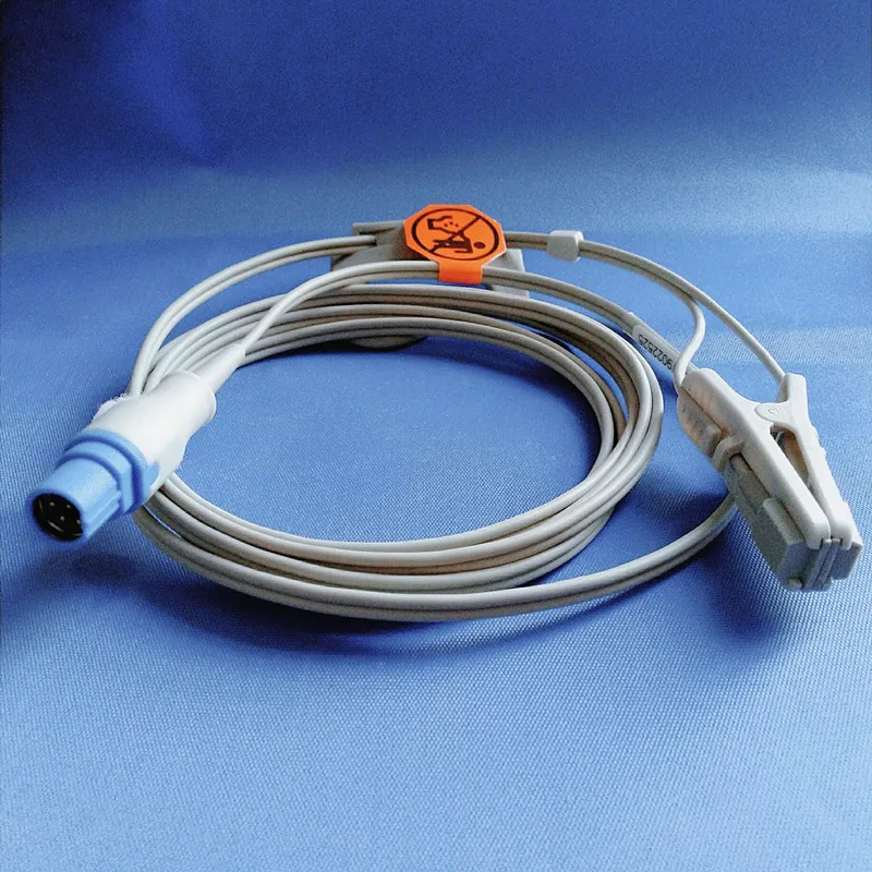 Пульсоксиметр Spo2 совместим с Drager 7pin Animal/Veterinary Earclip провод датчика кислорода из