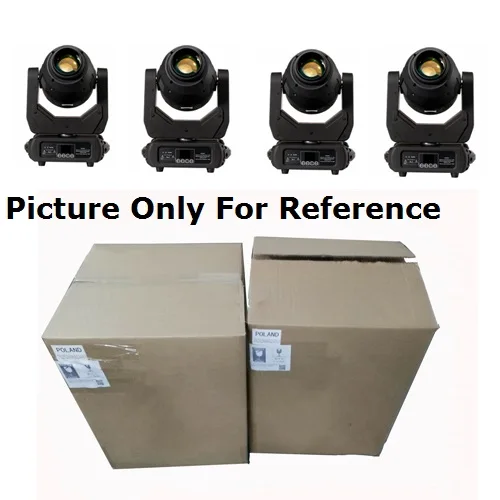 Carton Package 4в1 кейс для полёта 250 Вт светодиодный фонарь Lyre Zoom движущийся головной свет электронные пятна свет DJ сценический свет ночной клуб свадебное Dj оборудование - Цвет: Carton Package