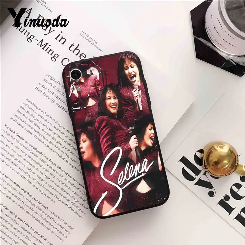 Yinuoda selena quintanilla ТПУ Мягкий силиконовый чехол для телефона чехол для iPhone 8 7 6 6S Plus X XS MAX 5 5S SE XR 10 чехол Fundas Capa