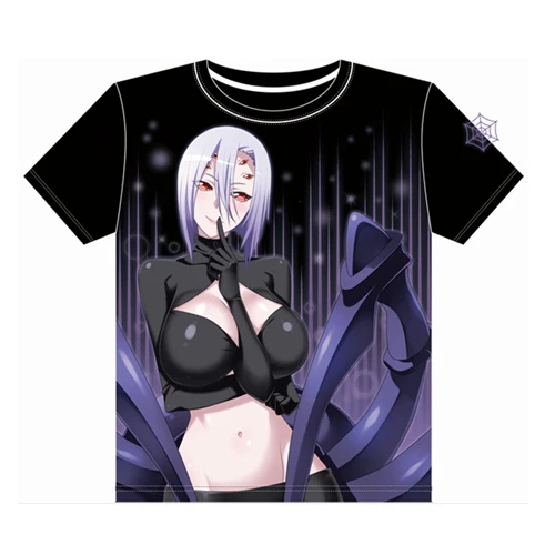 Rachnera Аниме JK Monster Musume No Iru Nichijou Косплей рубашка футболка Suu Miia Centorea Cerea Rachnera топы футболки для женщин и мужчин футболка - Цвет: Rachnera