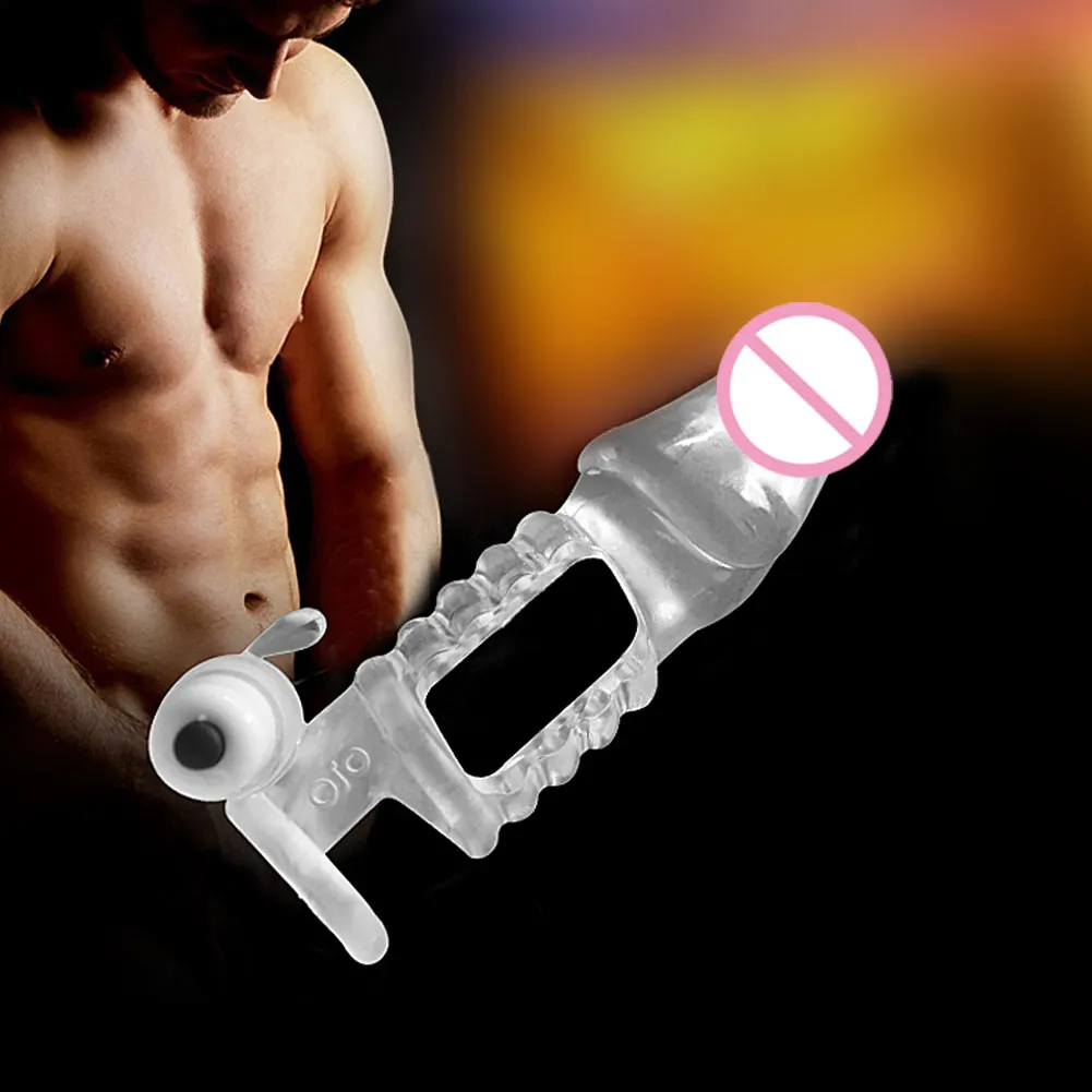 Секс кольца пенис увеличитель презерватив рукав реалистичный расширитель