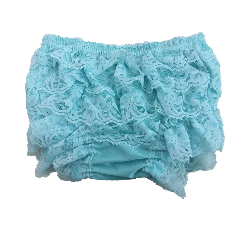 Шаровары для новорожденных детские кружевные подгузники с рюшами девочек летние