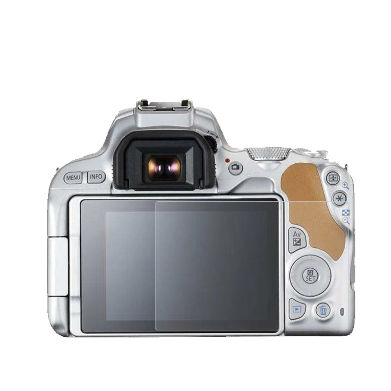 

2pcs/lot 9H Tempered Glass Screen Protector Film For Canon EOS 200D / Kiss X9 Accessories Protective Film Screen Guard