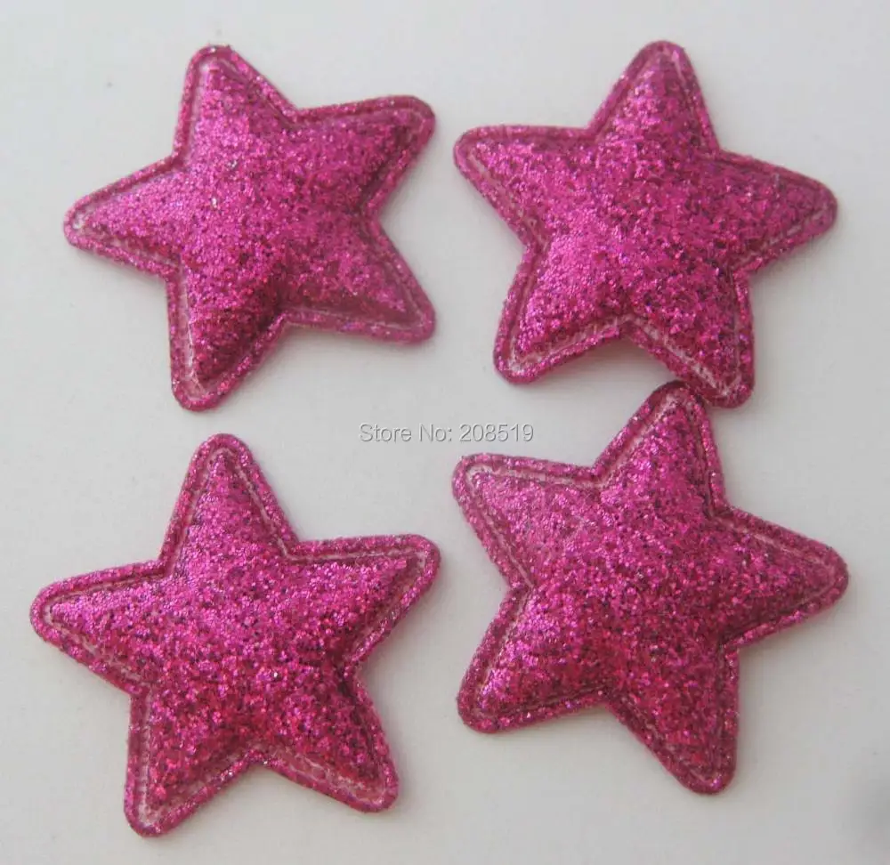 PANNOV 25 мм блеск звезды патчи 120 шт. Мягкий войлок hairclip аппликации multicolors DIY craft Скрапбукинг