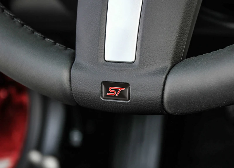 Наклейка с эмблемой ST RACING 3D наклейка в спортивном стиле логотип для Ford Focus Fiesta