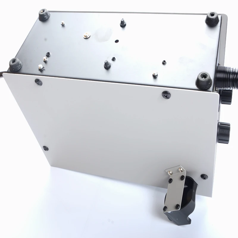 QUICK 857DW ЕС 220 В паяльная станция Регулируемая Термовоздушная пушка с винтовым
