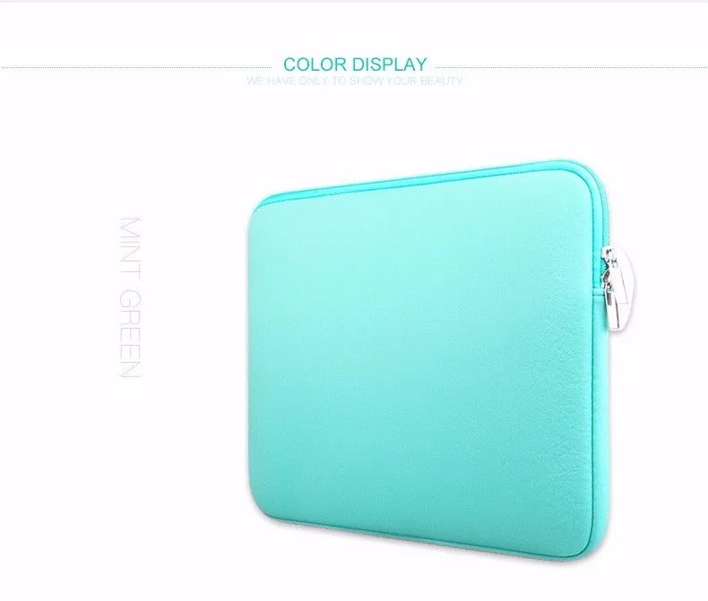 Популярный чехол на молнии для ноутбука Macbook AIR PRO retina 11 12 13 14 15 13,3 15,4 15,6 дюймов Сумка для ноутбука с сенсорной панелью