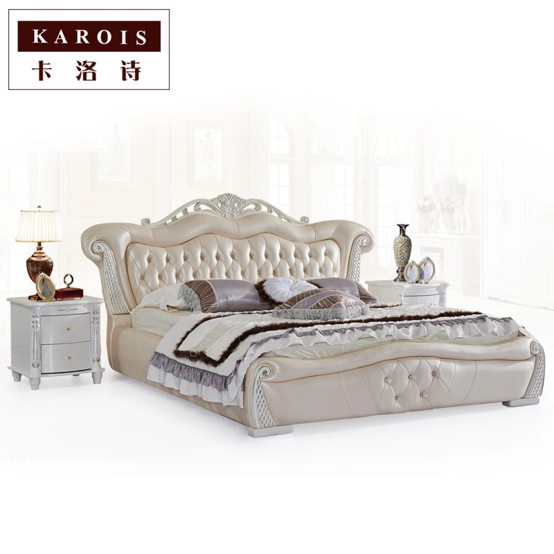 Современный обитый супер король королева Двойная Ткань каркас кровати|fabric bed