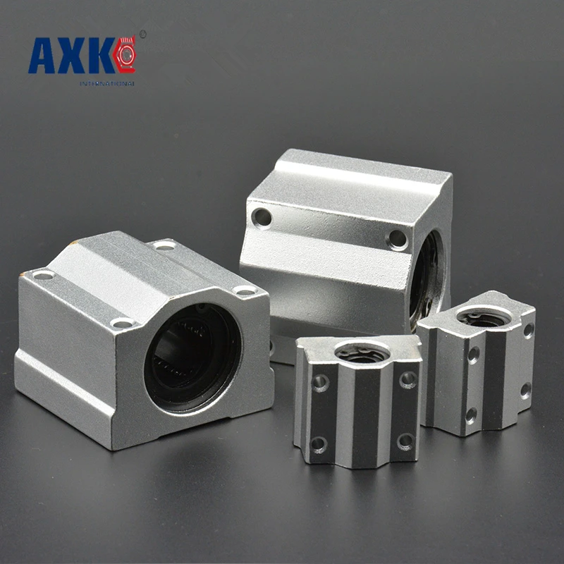 AXK 4 шт. Sc6uu Scs6uu Sc8uu Scs8uu линейные шарикоподшипники для Xyz рельсового вала 3d принтера