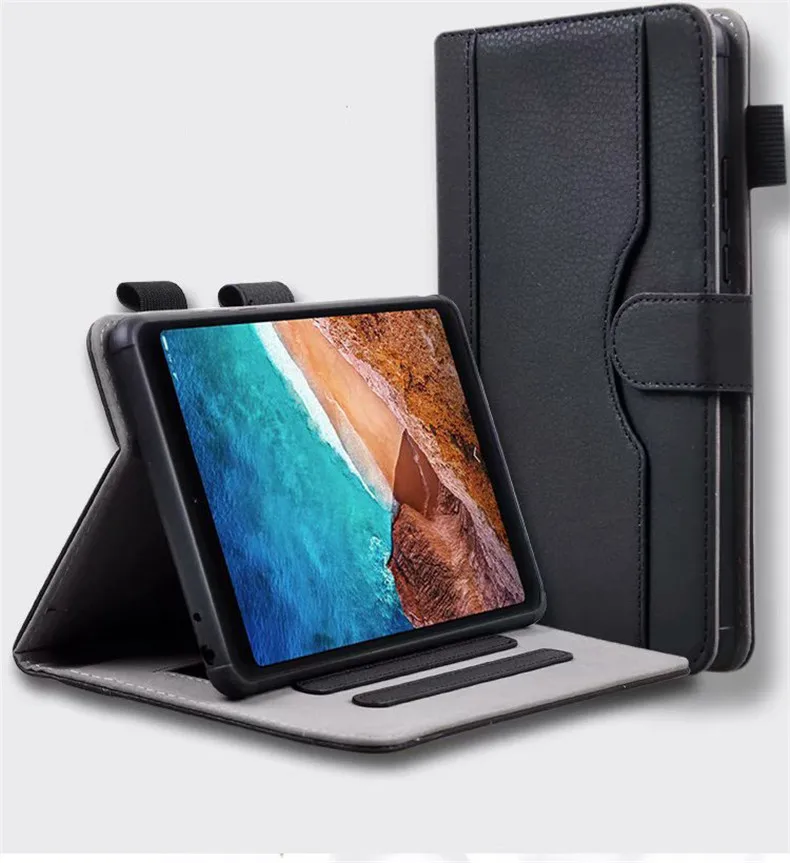 Чехол из искусственной кожи для Xiaomi mi pad 4 mi Pad4, роскошный умный чехол для планшета, мягкая задняя крышка из ТПУ для Xiaomi mi Pad 4 mi Pad4 8,0 ''+ пленка