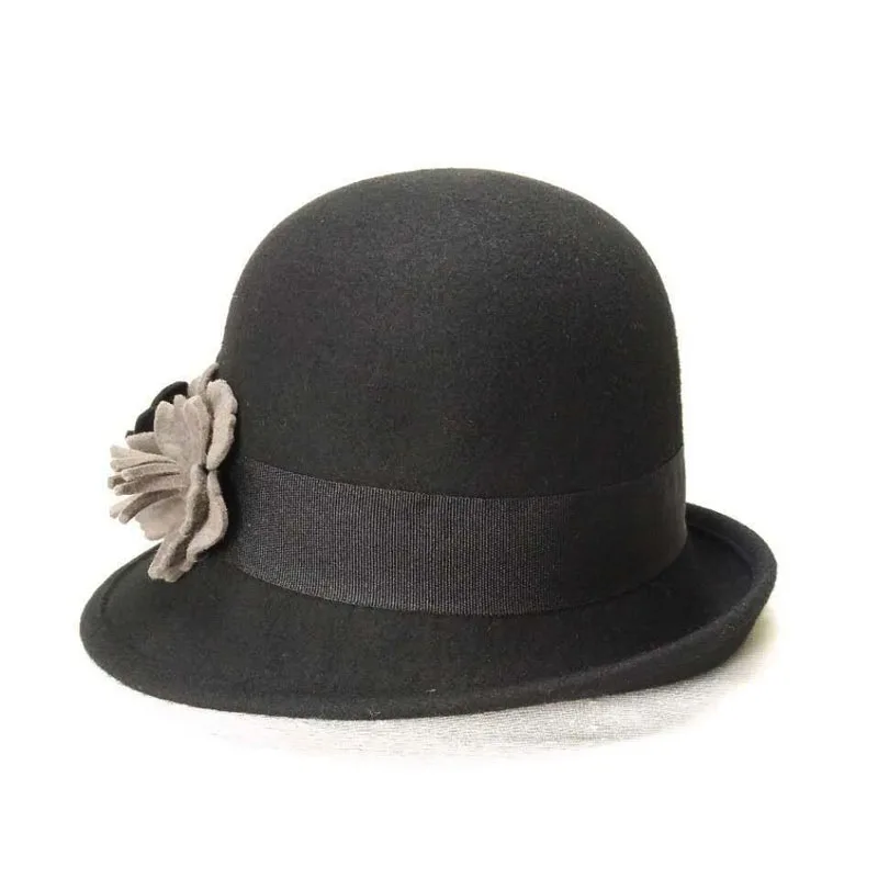 Шляпа-федора Fibonacci женская зимняя Элегантная Модная фетровая Панама с