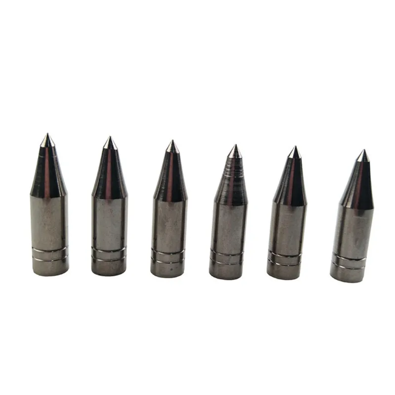 24/50Pcs Archery Point Arrowhead 8mm Target Field Tips Fit Wooden/Bamboo Arrow Shaft Hunting Shooting Practice Accessories | Спорт и