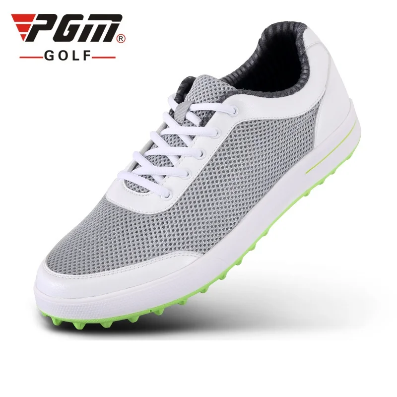 

2020 Pgm Men Golf Shoes Mesh Breathable Ultra-Light Non-Slip Golf Sneakers Men Comfortable Lace Up Sports Shoes D0349