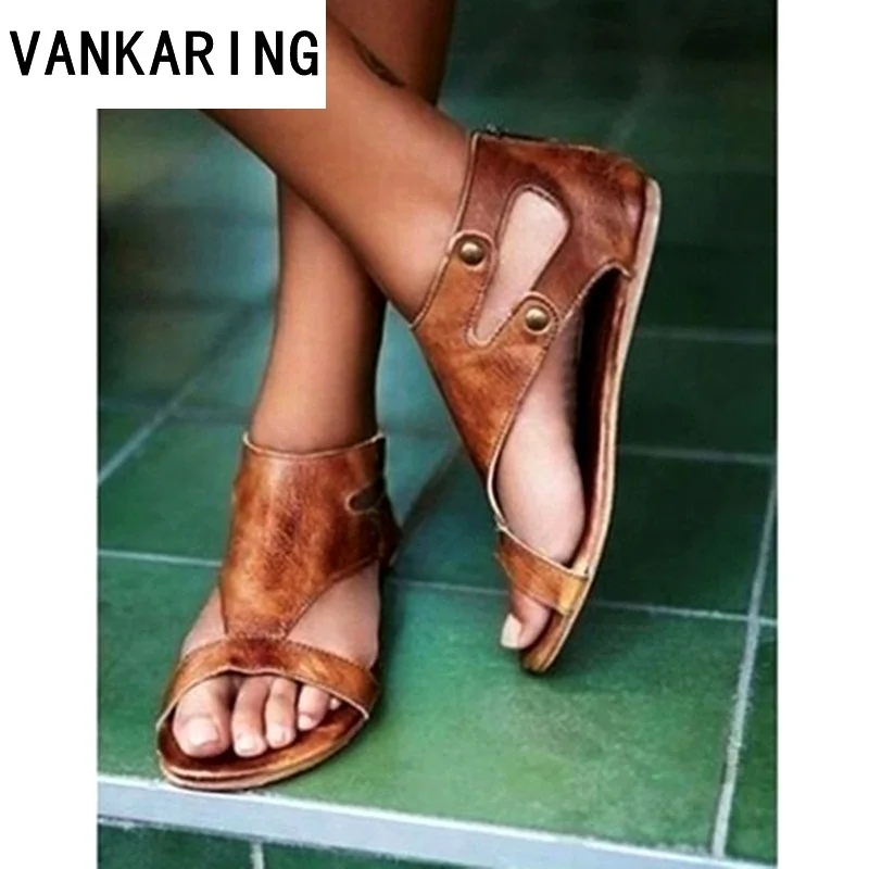 Женская обувь из мягкой натуральной кожи повседневная Летняя Пляжная Обувь на