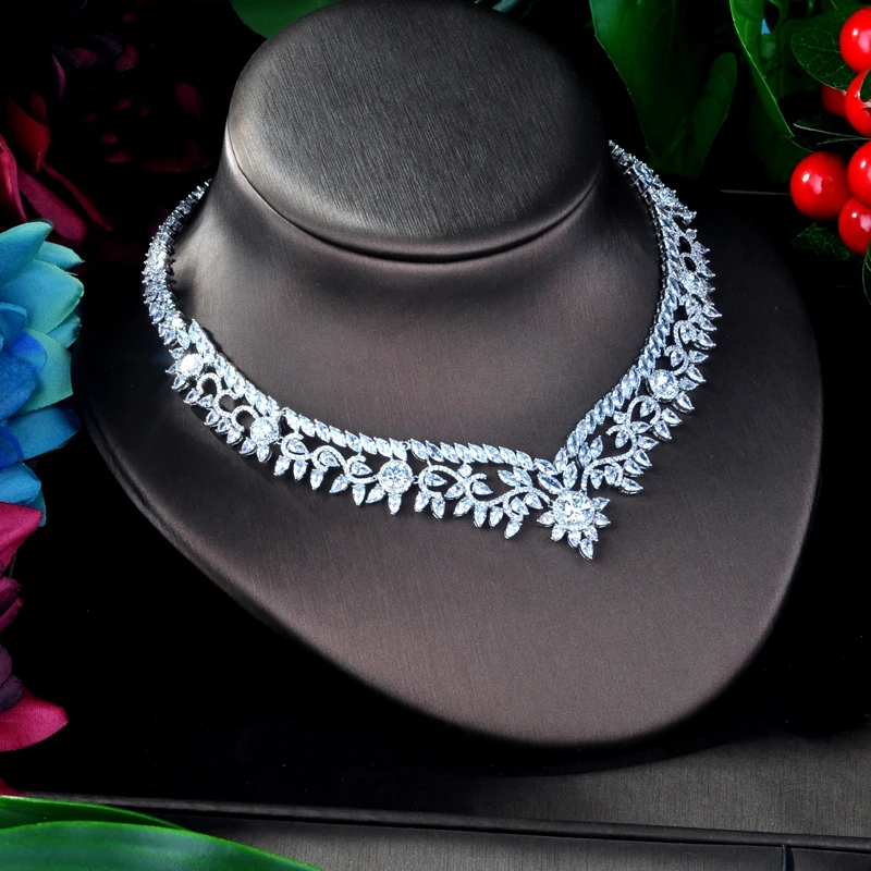 Женские наборы ювелирных изделий HIBRIDE Элегантные свадебных из кубического