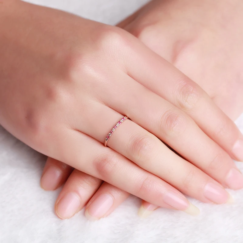 Обручальное кольцо с рубином 0 07 карат 18 К розовое золото 06 карат|18k rose|cutting ringdiamond