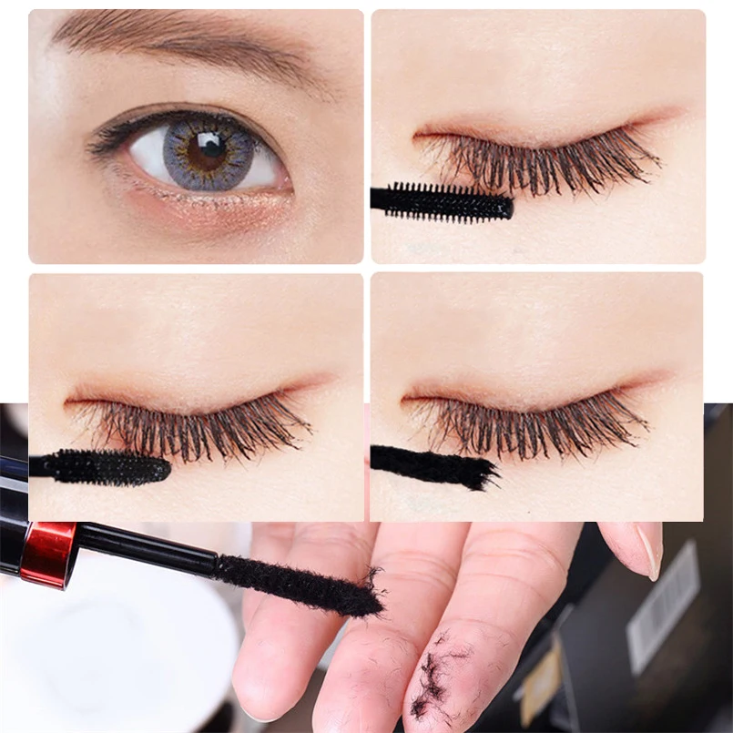 2PCS Mascara Kits Extension Lengthening Black Sets Women Makeup Quick Dry Multi-functional Natural Eyes Cosmetics |