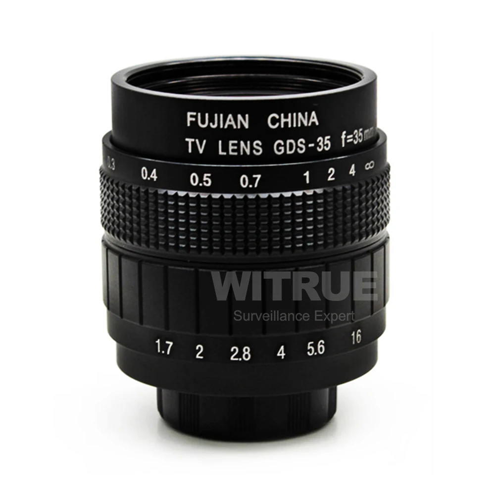 Witrue 35 мм F1.7 CC ТВ для камеры наружного наблюдения+ С-образное крепление для объектива+ Кольцевая вспышка для макросъемки для sony байонетное крепление типа Е Nex-5T Nex-F3 Nex-6 Nex-7 Nex-5R A6300 A6100 A6500 A5100