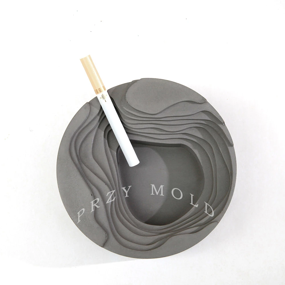 Силиконовая форма для цемента пепельница бетона хранения тарелка террасных