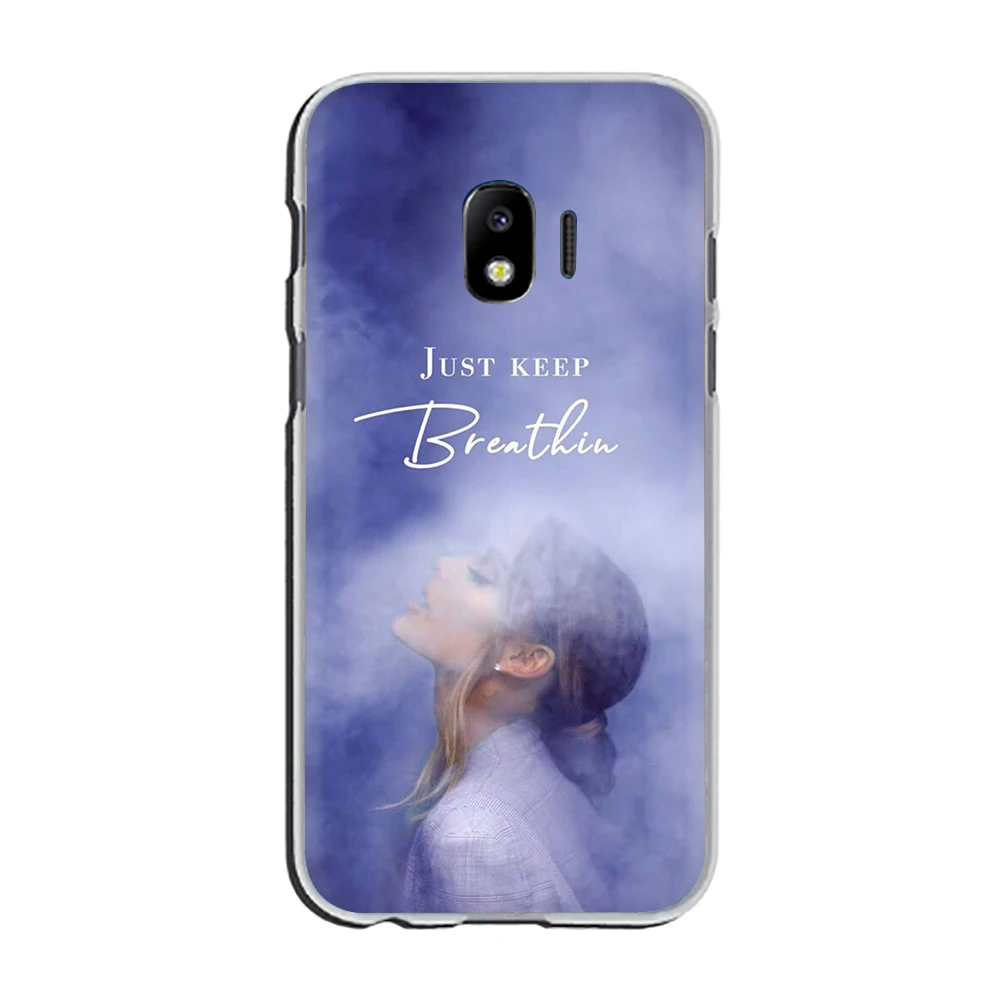 H5 Жесткий чехол для телефона Ariana Grande для samsung Galaxy J1 J2 J3 J4 J5 J6 Plus Prime J7 DUO J8 - Цвет: H5