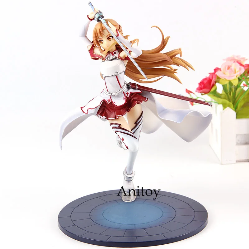 Sword Art Online фигурка САО Asuna Knights of the Blood Ver. 1/8 Масштаб Окрашенные Фигурки ПВХ Коллекция Модель игрушки