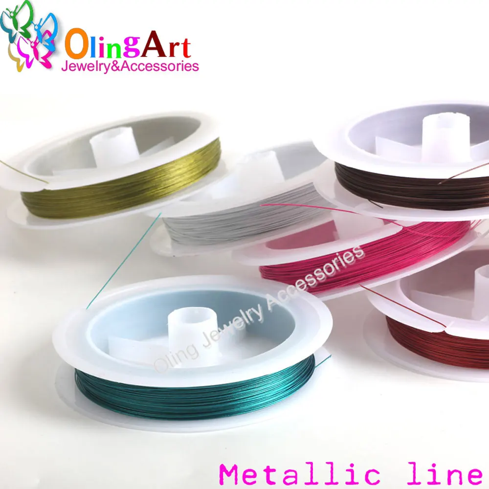 OlingArt 1 рулон/партия 50 м * 0 45 мм эмалированные веревки с хвостом тигра DIY аксессуары