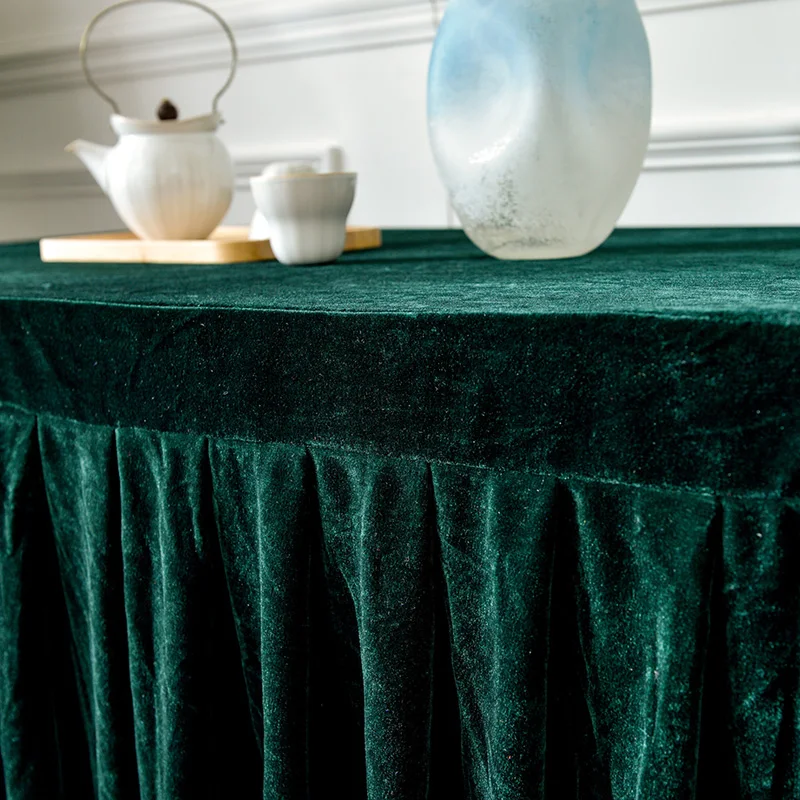 Бархатная скатерть Современная Минималистичная ткань искусственная обеденный