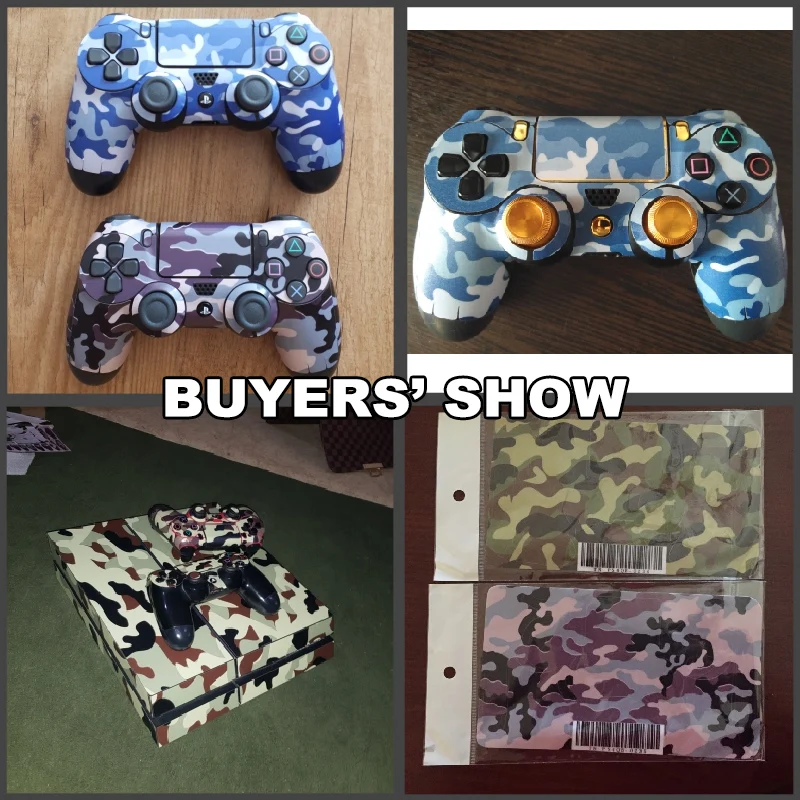 Камуфляж виниловая кожа Наклейка Обложка для sony PS4 контроллер кожи для Playstation 4 наклейка на джойстик ДЖОЙСТИК Джойстик контроллер