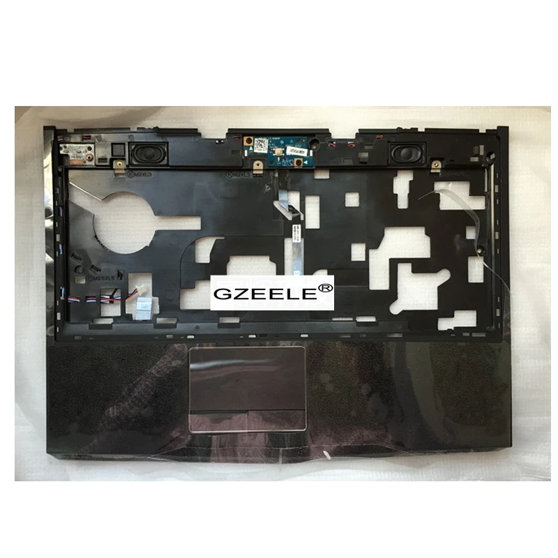 GZEELE для Dell Alienware M14X R1 R2 1" Упор для рук крышка touchpad верхний регистр Ассамблея 3JV63 R1W3W topcase клавиатура ободок корпуса