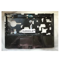 gzeele new for dell alienware m14x r1 r2 14 palmrest cover touchpad upper case assembly 3jv63 r1w3w topcase keyboard bezel case