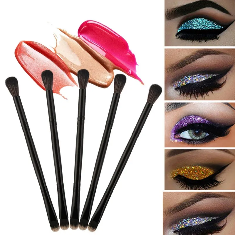 5 шт. профессиональный косметический набор кистей для макияжа глаз тональные