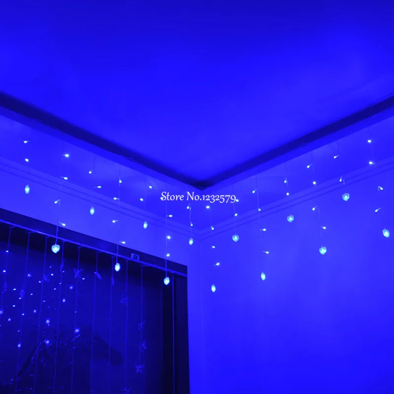 1 5 м светодиодная гирлянда сказочные огни Luces De Navidad романтическая форма сердца
