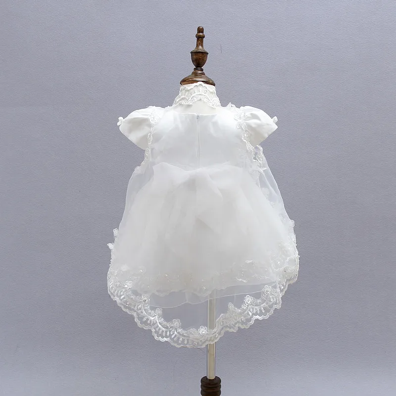 Платье для маленьких девочек платье на крестины + шапочка накидка принцессы Vestidos