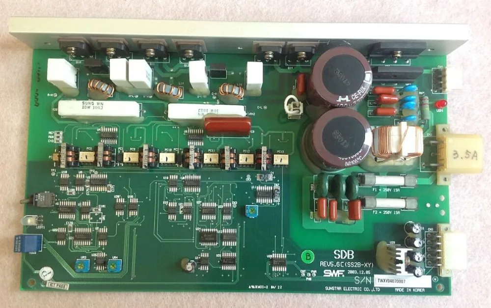 Sunstar SWF Запчасти для вышивальной машины XY плата карты SDB REV5.6C(SS2B XY) BD 000044|machine