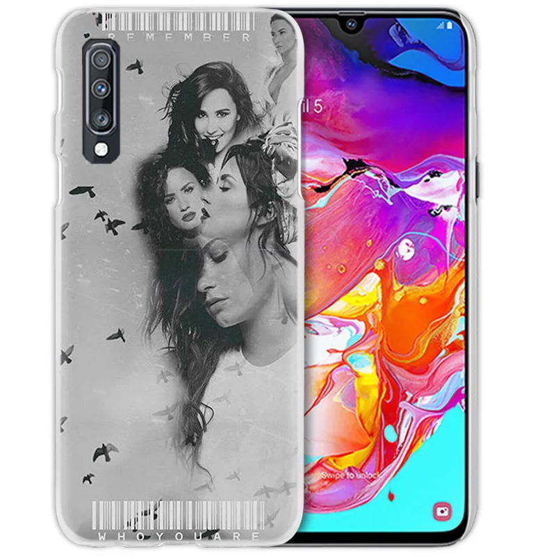 Demi Lovato Case for Samsung Galaxy M40 A50 A80 A70 A60 A40 A30 A20e A10 J4 J6 Plus J8 S10e S10 5G Hard PC Phone Cover Capa