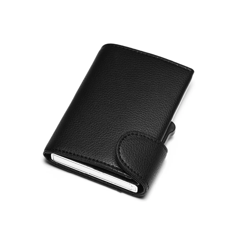 Bycobecy RFID металлический кошелек Противоугонный кошелек чехол для карт Алюминиевый Чехол для кредитных карт стиль унисекс бизнес держатель для карт