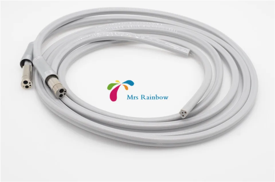 Новый 2 шт наконечник стоматологической трубки 4-отверстие композитная труба с