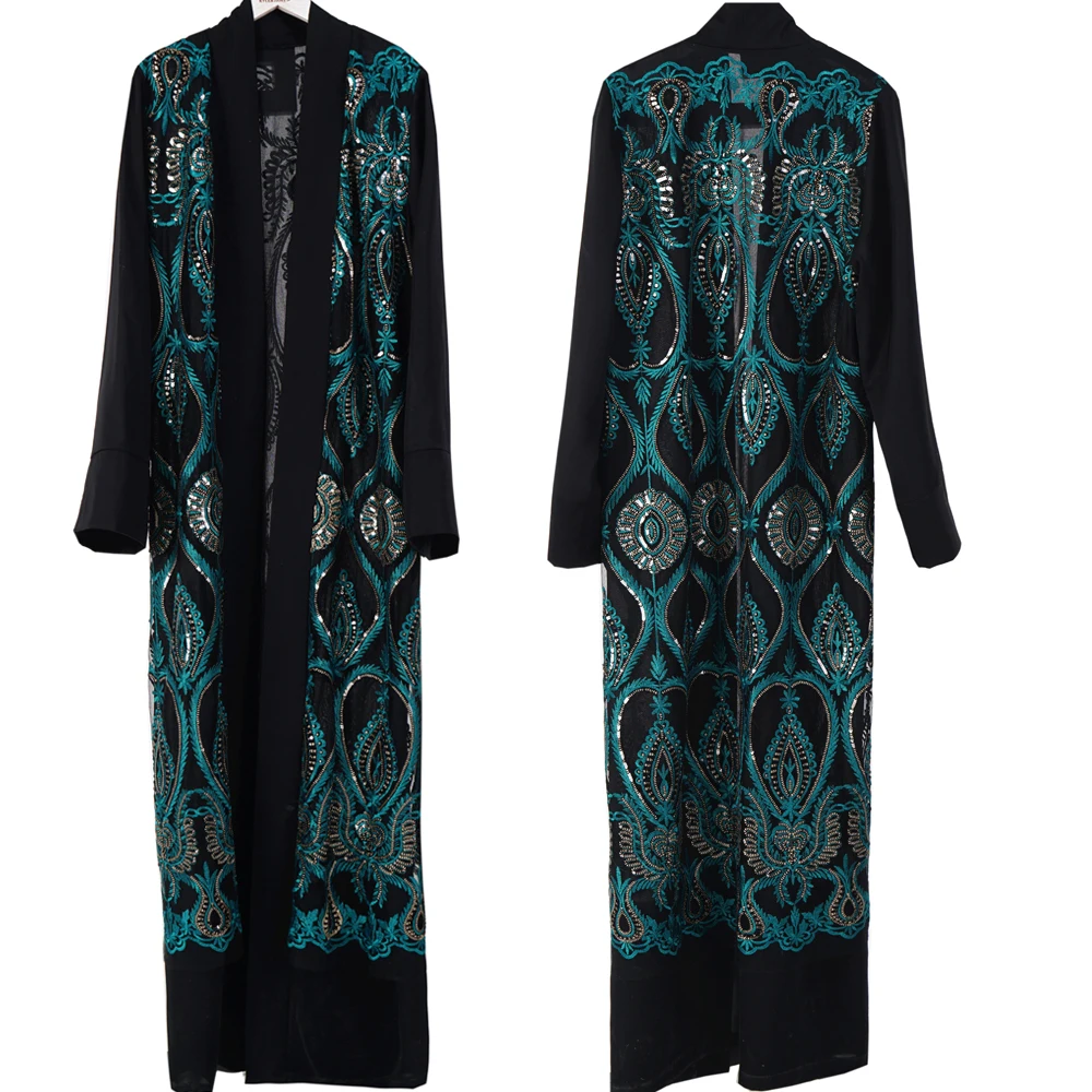 Muslim Dress Abaya Islamic Clothing For Women Malaysia Jilbab Djellaba Robe Musulmane Turkish Baju Kimono Kaftan Tunic L219 |