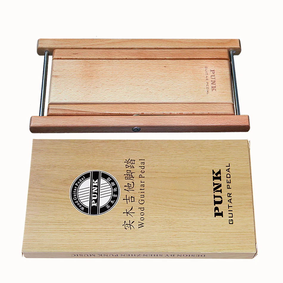 

Punk Convenient and practical Guitar Accessories Guitar Wood pedal foot Wood stand