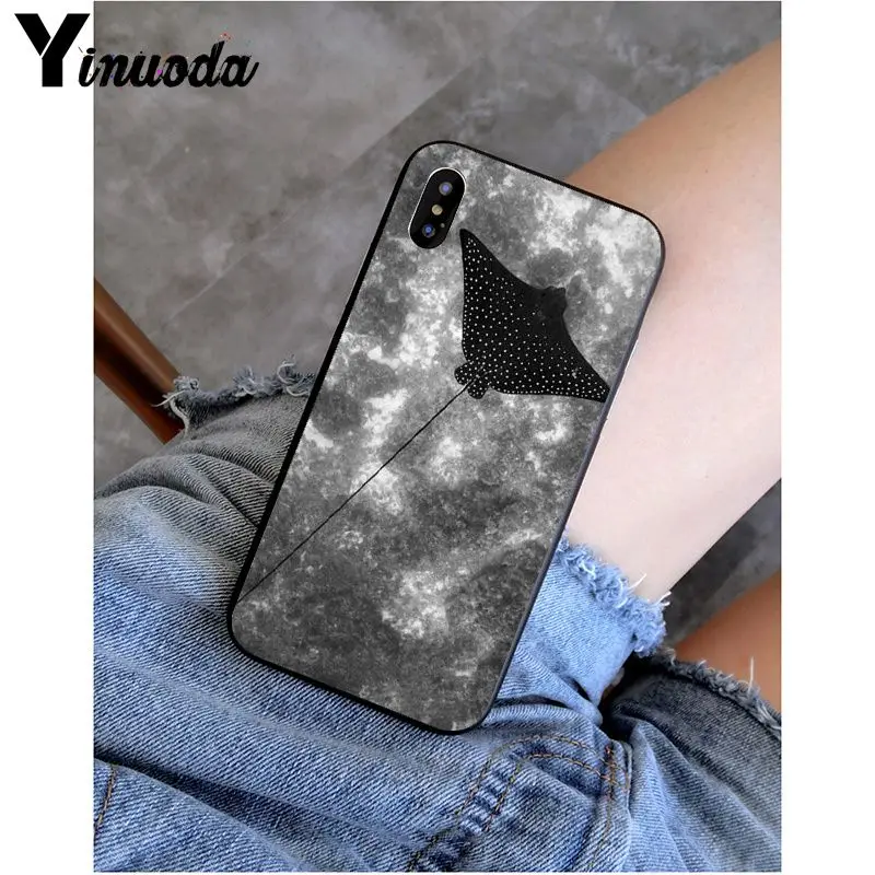 Yinuoda животных Манта DIY чехол для телефона Apple iPhone 8 7 6 6S Plus X XS Макс 5 5S SE XR крышка |