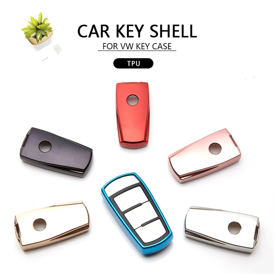 KUKAKEY чехол для автомобильного ключа Volkswagen VW CC Passat B6 B7 3C Maogotan R36 B5 B7L держатель