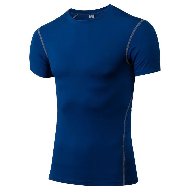Синий JINXIUSHIRT, мужские колготки, майка для спортзала, быстросохнущая спортивная рубашка без рукавов, мужская спортивная одежда для лета, крутая Мужская одежда для бега - Цвет: Синий